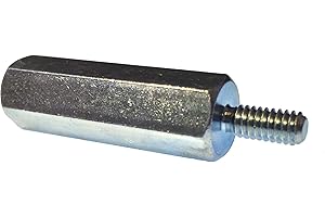 Lyn-Tron, Steel, Male-Female, Zinc Plated, 5/16"-18 Screw Size, 0.5" Width, 2.75" Body Length