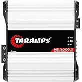 Taramps MD 3000.1 1-Ohm Car Amplifier, 3000W RMS Full Range Digital Monoblock Class D MOSFET Amp, Crossover, Low/High Pass Filter, Bass Boost, Level Control, LED Indicator, High Performance Car Audio