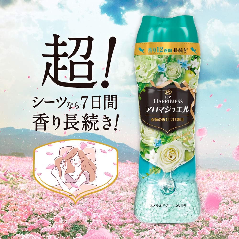 レノア ハピネス 香り付け専用ビーズ アロマジュエル エメラルドブリーズの香り 詰め替え 455ml 液体柔軟剤 通販 Amazon