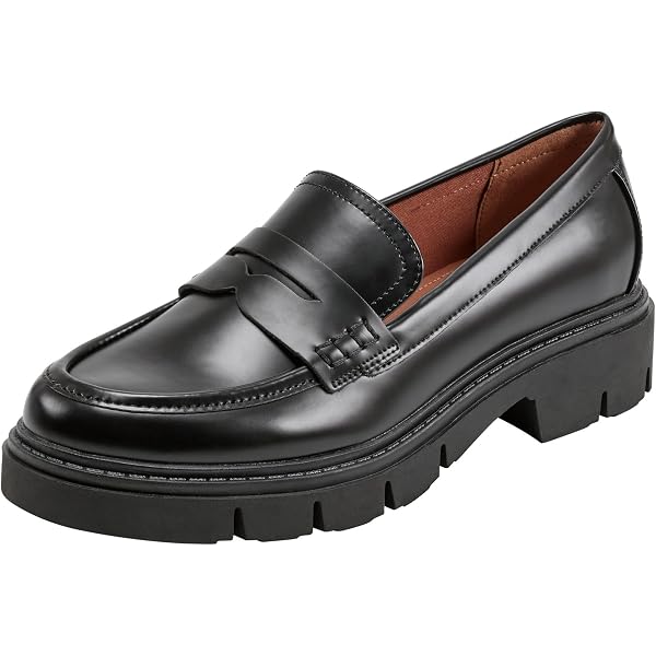 Marc Fisher LTD Black Leather Penny Loafers Size Classic Work Shoe Marc Fisher Women main image 3