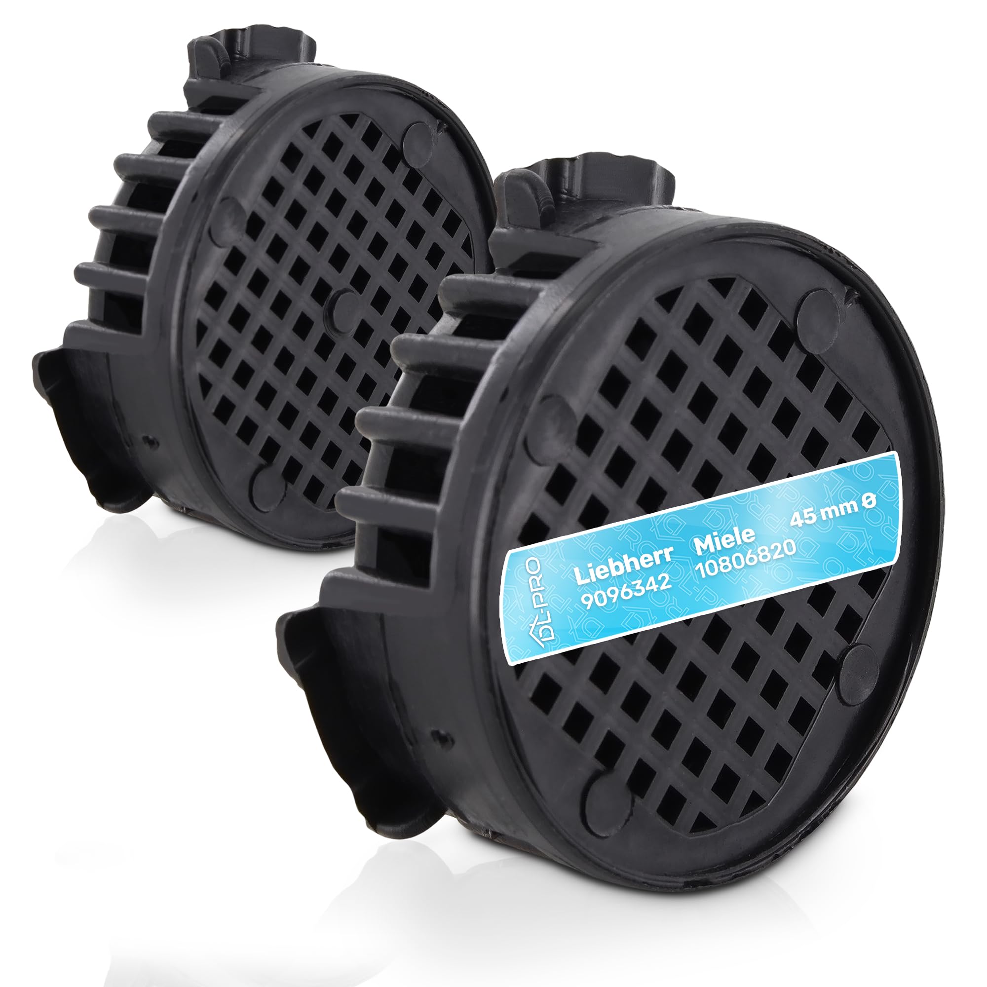 DL-pro Activated carbon filter suitable for Liebherr 2 x carbon filters for 9096342 45 mm refrigerator zer combination