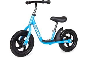 Birtech Balance Bike for 2-6 Year Old, 12 Inch Toddler Bike No Pedal Training Bicycle with Adjustable Seat Height, Airless Tire (Blue)