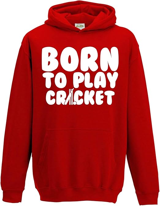 Born to Play Cricket Kids Hoodie Cricket Hoody Kids Cricket