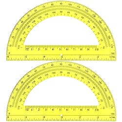 EBOOT Plastic Protractor Math Protractors 180