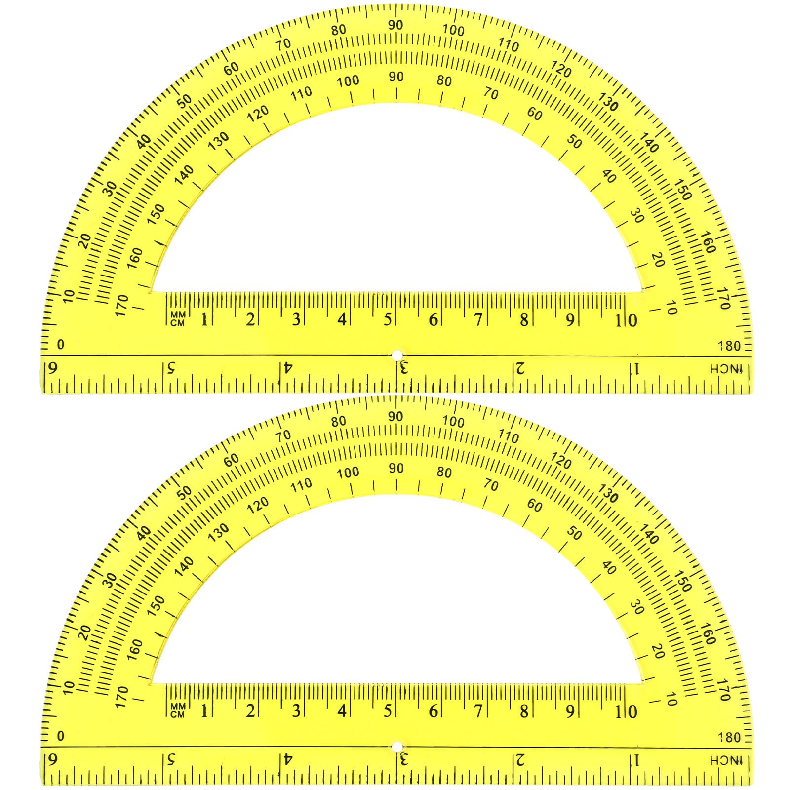 EBOOT Plastic Protractor Math Protractors 180