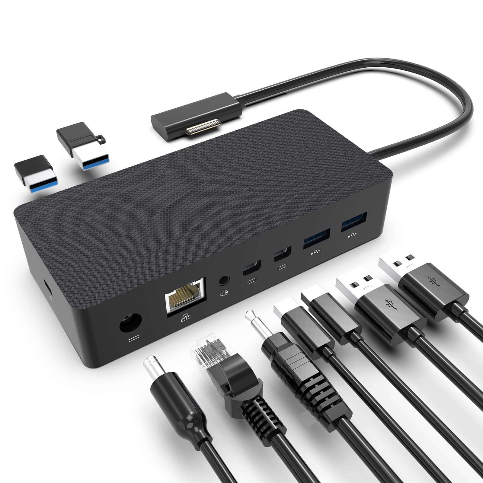 Photo 1 of Surface Dock,Surface Pro Docking Station with 90W Power Supply,Gigabit Ethernet,Mini DP*2,USB 3.0 * 4,Audio Compatible with Surface Pro 7/X/6/4/3/2017,Laptop 5/4/3/2,Laptop go,Book 2/1,Surface Go 2/1
