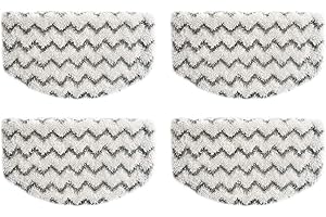 LBLVBNEWD 4 Pack 1940 Steam Mop Pads for Bissell PowerFresh Steam Mop 1806 1544 1440 2075A 2685A Series, Model 19402 19404 19408 1940a 1940q 1940t B0006 B0017 Replacement Parts, Microfiber Washable, Reusable