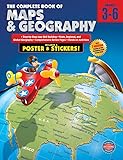 Carson Dellosa – The Complete Book of Maps & Geography for Grades 3–6, Social Studies, 352 Pages