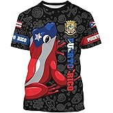 Owlfder Mens Novelty Flag T-Shirt 3D Printed Graphic Short Sleeve Shirt Crew Neck Casual Top Unisex