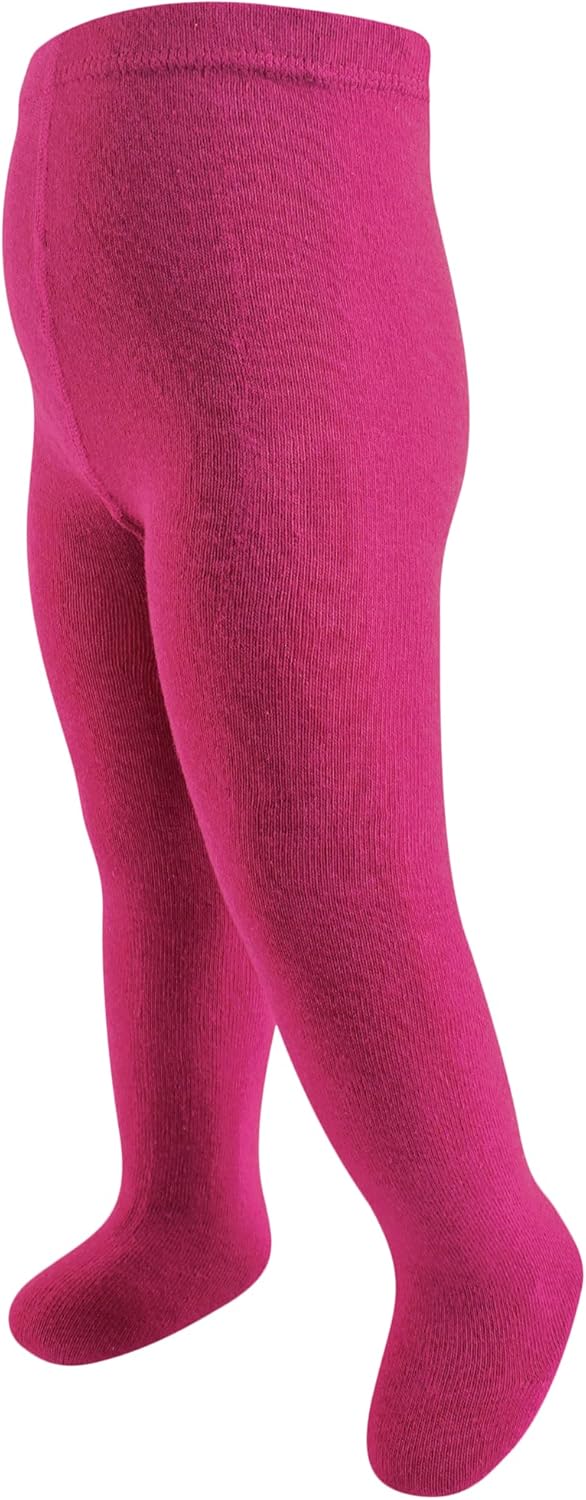 Touched by Nature Baby and Toddler Girl Organic Cotton Tights: Clothing