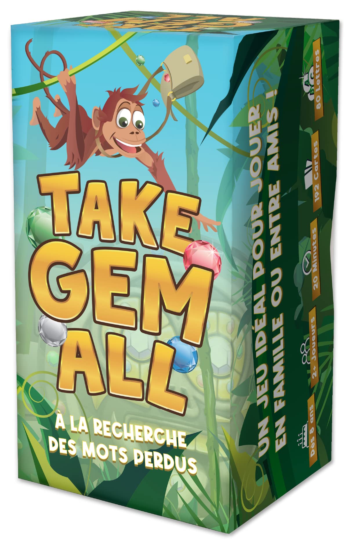 SAVANA Take Gem All - Hilarious Categories Board Games for Family Night | Family Games for Kids and Adults | Party Games from 1 to 8 Players