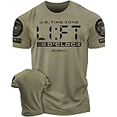 Workout Funny Mens Shirt, Lift-O'Clock, Lifting Gift T-Shirt