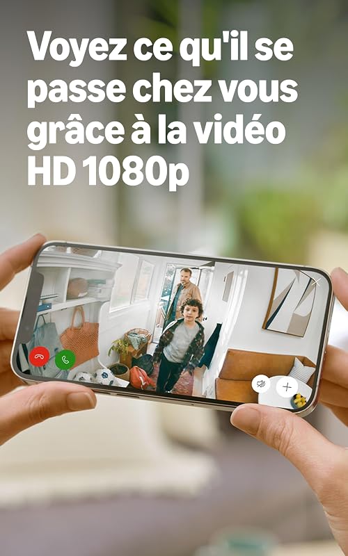 Caméra intérieure (Indoor Camera 2e gén.) | Caméra de surveillance wifi sur secteur pour animaux, vidéo HD 1080p, audio bidirectionnel, cache de confidentialité | Essai Ring Home gratuit 30 j.