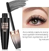 Hualijia 4D Silk Fiber Eyelash Mascara Black Extra Length & Volume view 3