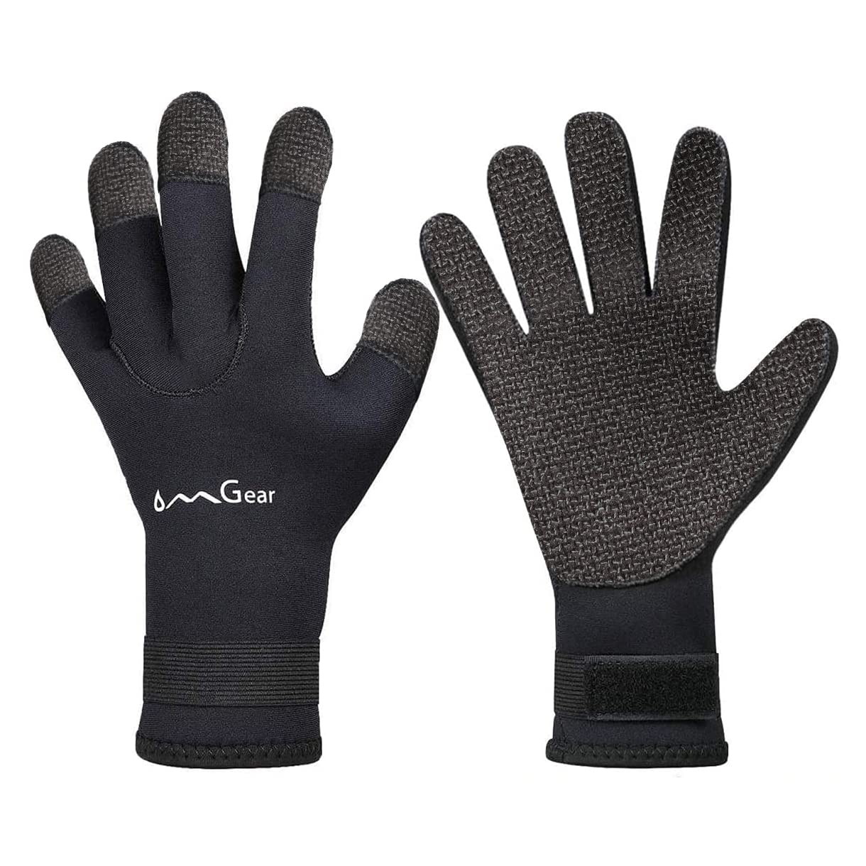 Techson 3mm Neoprene Diving Gloves – Non-Slip, Thermal Gloves For Snorkeling, Scuba & Water Sports