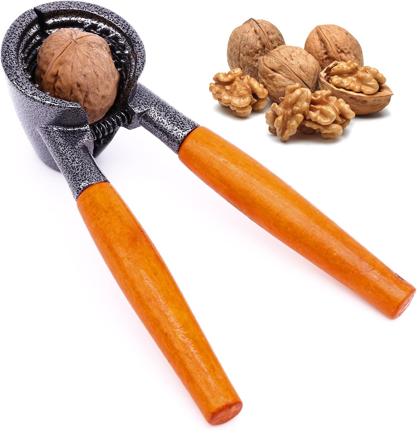 Anwenk Heavy Duty Nutcracker Pecan Walnut Plier Opener Tool with Wood Handle: Kitchen & Dining