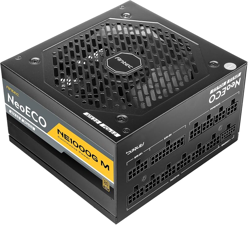 Antec NE1000G M ATX 3.0 Gold 1000W PSU 80+ Gold PCIe 5.0 Full Modular