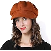 Sumolux Women Beret Newsboy Hat French Wool Cap Classic Autumn Spring Winter
