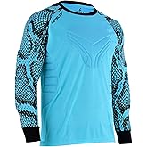 Levelty Multi Padded Goalkeeper Jersey Adult/Kids Football Shirt Long Sleeve Goalie Soccer Mens Goalkeeper Jersey