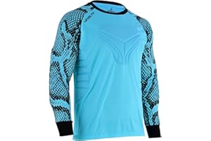 Levelty Multi Padded Goalkeeper Jersey Adult/Kids Football Shirt Long Sleeve Goalie Soccer Mens Goalkeeper Jersey