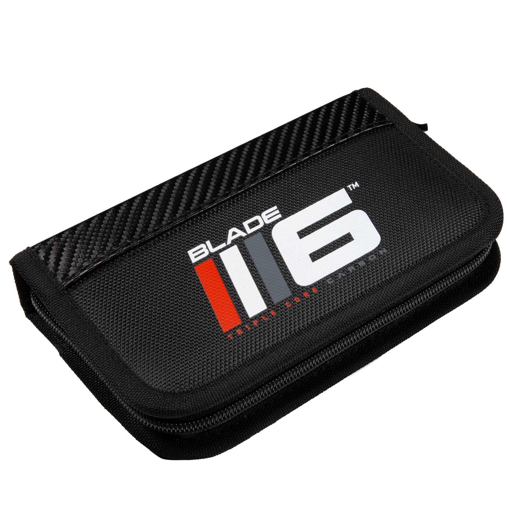 WINMAU Blade 6 Urban-Pro Dart Case – Holds 2 Sets of Fully Assembled Darts, 17 Compartments, Stylish Blade 6 Branded, Durable Darts Accessories Organizer & Dart Storage Solution
