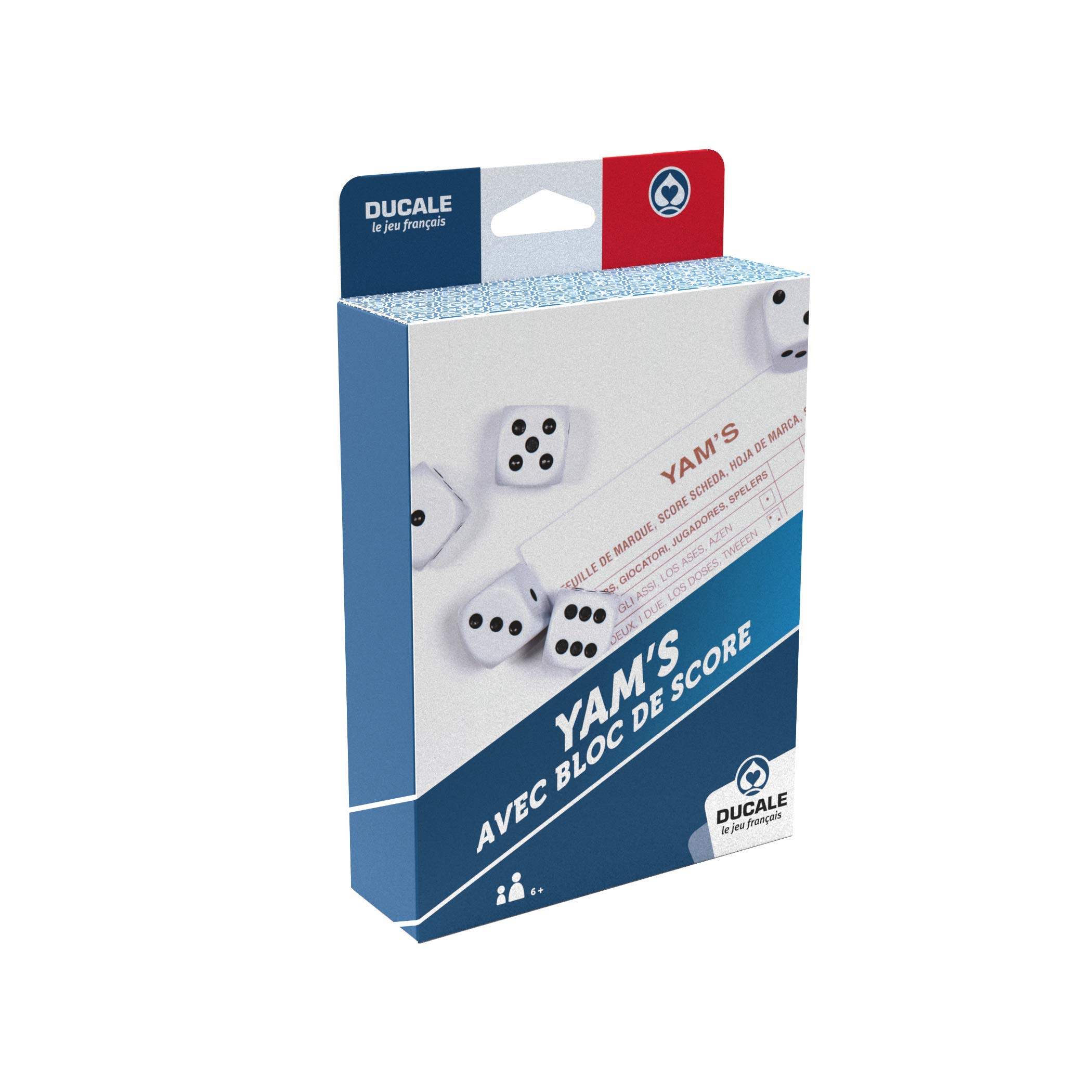 Ducal 130010720 French Yams-Dice and Score Block Travel Game