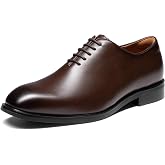 Bruno Marc Men's Lace Up Classic Oxford Formal Dress Shoes | Breathable Insole, Non-Slip Rubber Outfit, Classic Black &amp; Brown, Fit for Weddings, Business Events, Galas &amp; Formal Occasions