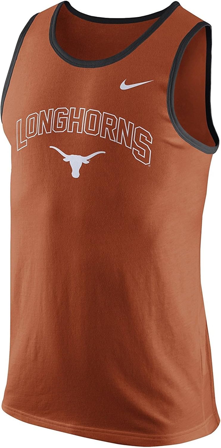 Nike Texas Longhorns Men's College Cotton Arch Tank Top Sleeveless