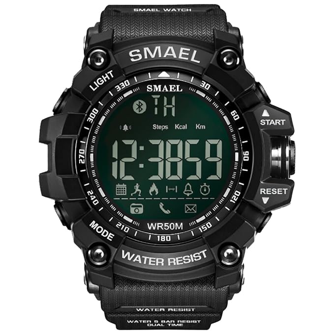 SMAEL Sports Watch Digital Wrist Watch Quartz Movement Military Style