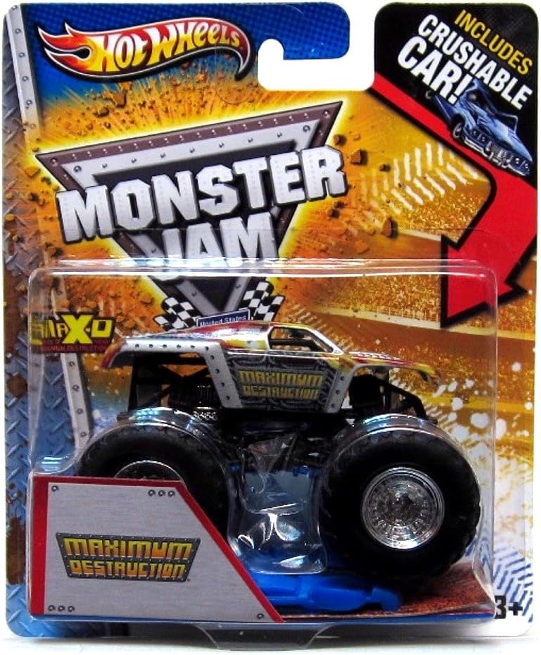 Maximum Destruction Hot Wheels Monster Jam Vehicle Amazon.co.uk Toys