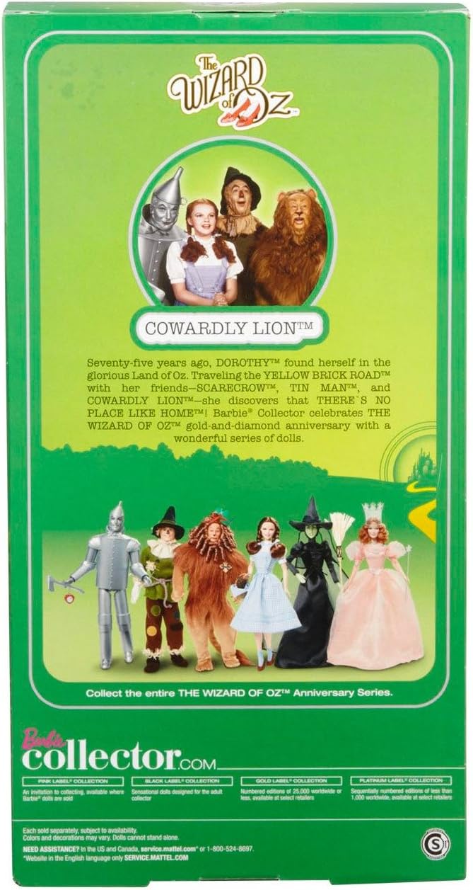 cowardly lion barbie doll