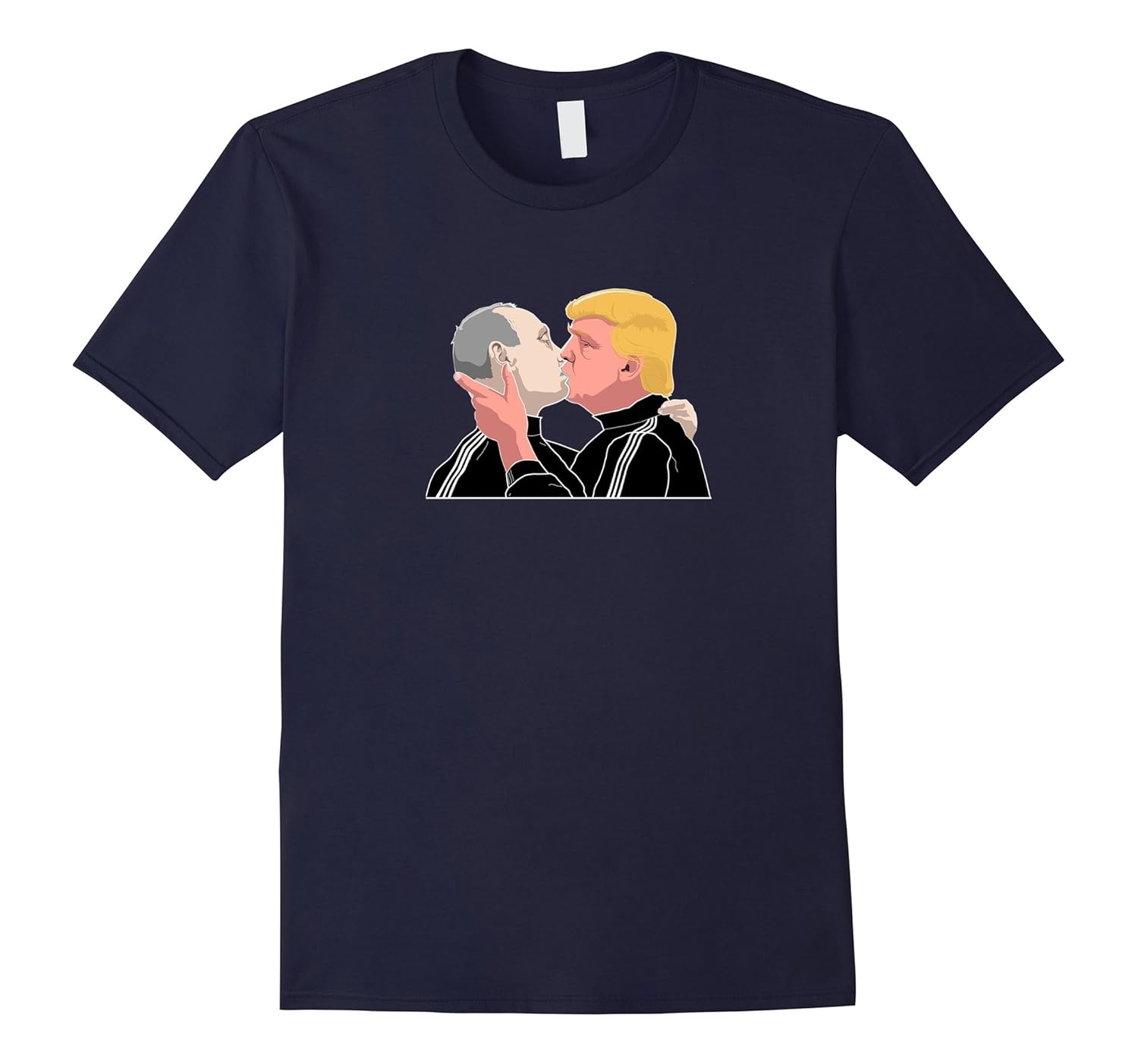 Trump Kissing Putin, Putin Kissing Trump T Shirt by MCMA-Rose