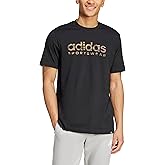 Adidas Mens Camouflage Linear Graphic T-Shirt
