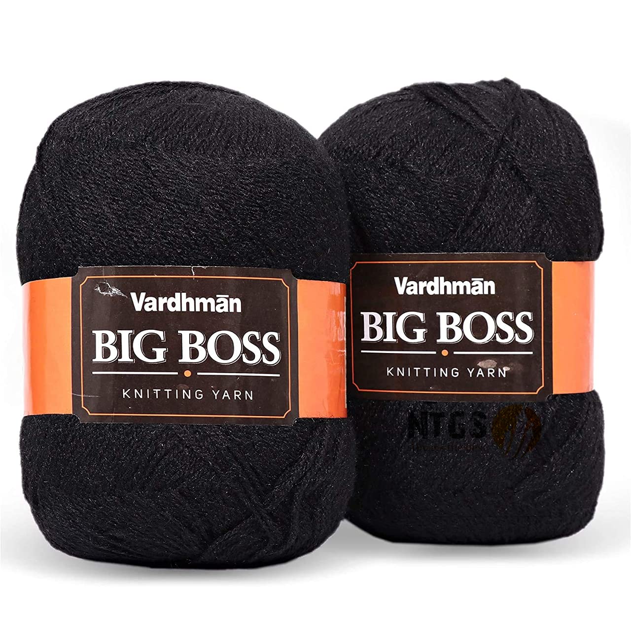 Vardhman Knitting Yarn, Bigboss Black (200 gm) (1 Ball /200 Gram Each