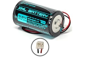 XML BATTERY 3.6v 14000mAh DSC WT4911BATT WT4911B ER34615M-T1 Battery ALEXOR ADT Wireless Outdoor Siren Strobe Lithium-Thionyl Chloride Non-Rechargeable Battery Pack Replacement for DSC Wireless Outdoor Siren
