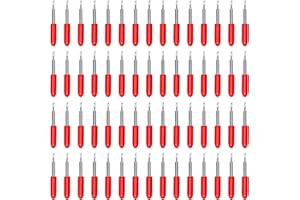 CJRSLRB 60Pcs Cutting Blades Compatible with Explore Air 2/Air 3 /Maker/Maker 3/Maker 4 Cutting Machines 45 Degree Standard Fine Point Blades Replacement Blade for Most Vinyl Fabric Cutting