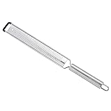 AmazonCommercial Stainless Steel Fine Grater & Zester, Narrow Blade