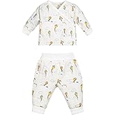 Under the Nile Organic Cotton Muslin Side Snap Top and Pants Set
