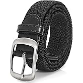 XZQTIVE Braided Belt Stretch Belt for Men and Women Multicolored Woven Golf Belt Elastic Jean Belts