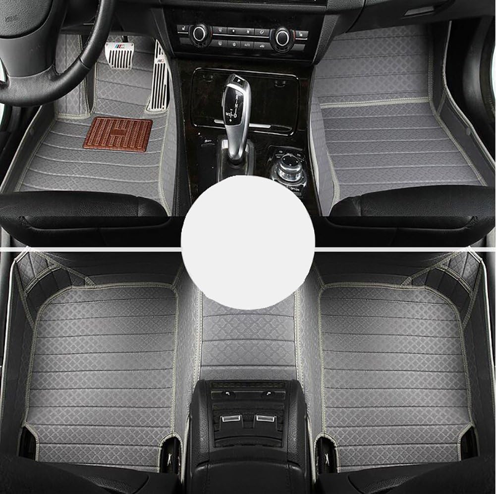 QXXZ Autodecorun Custom Fit PVC Leather Car Floor Mats For BMW 1 2 3 4 5 6 7 X1 X3 X4 X5 X6 Z4 Series Car Carpet Mats Set Accessories