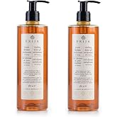 Prija Vitalising 2 in 1 Shower Gel and Shampoo with Ginseng 2x 12.85 fl oz | Hydrating and Energising Hair and Body Wash with Pump Dispenser. Luxurious Spa Quality Vitalising Formula.