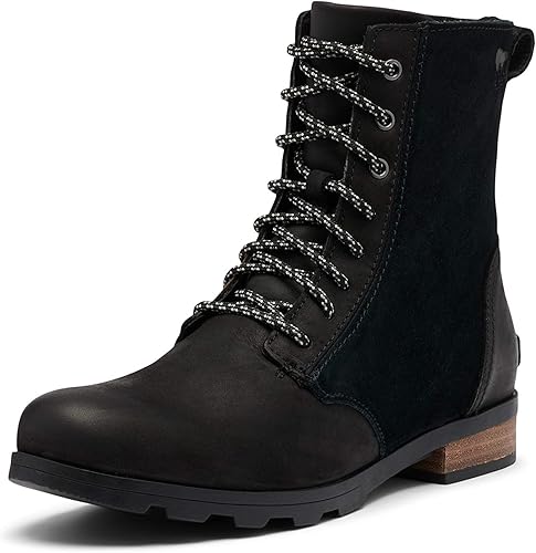 sorel black leather boots