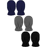 SATINIOR 3 Pairs Baby and Toddler Winter Mittens Kids Fleece Warm Mittens for Baby Boy Girl