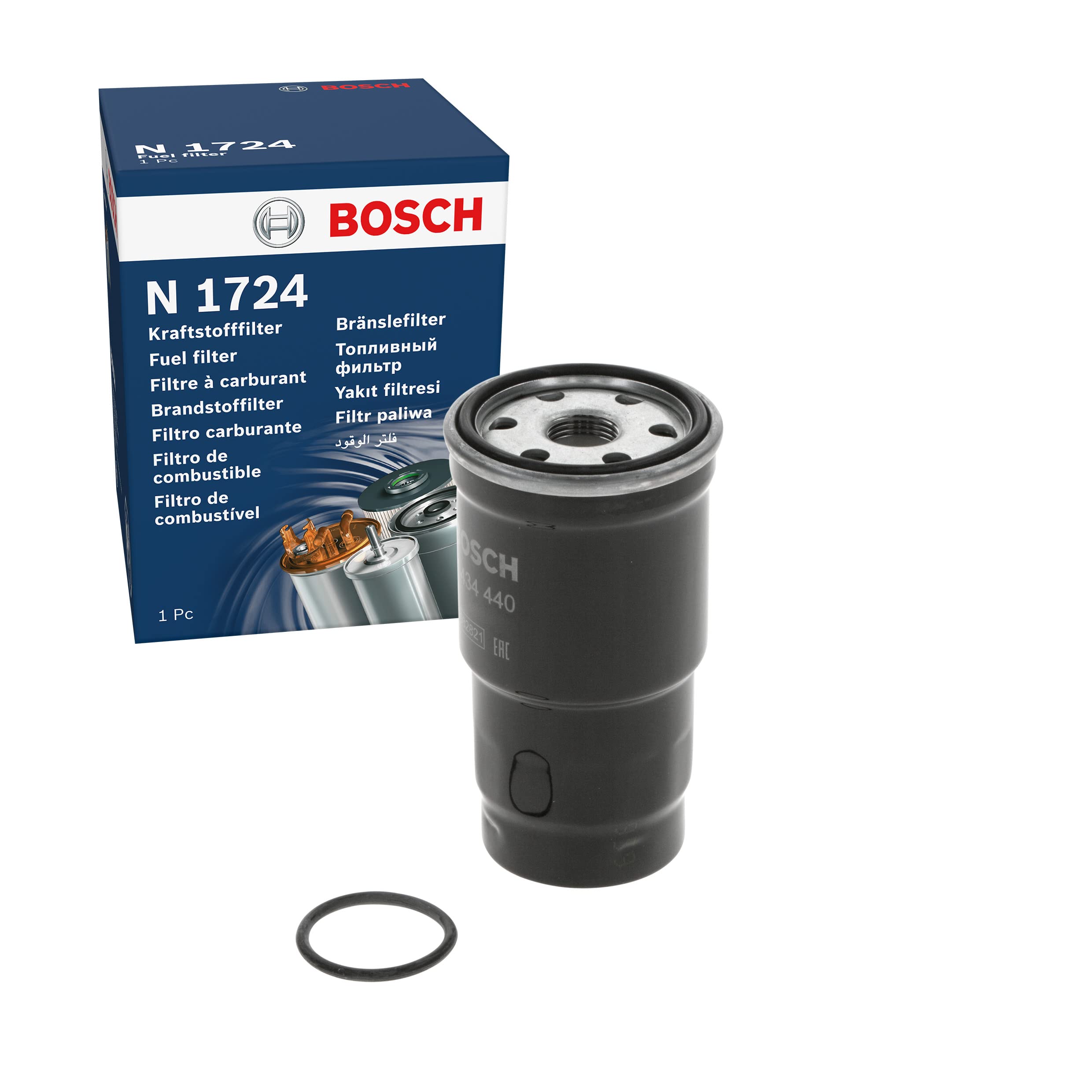 Bosch N4440 Car Diesel Filter - Separates Particles and Water from Fuel - Protects the Injection System