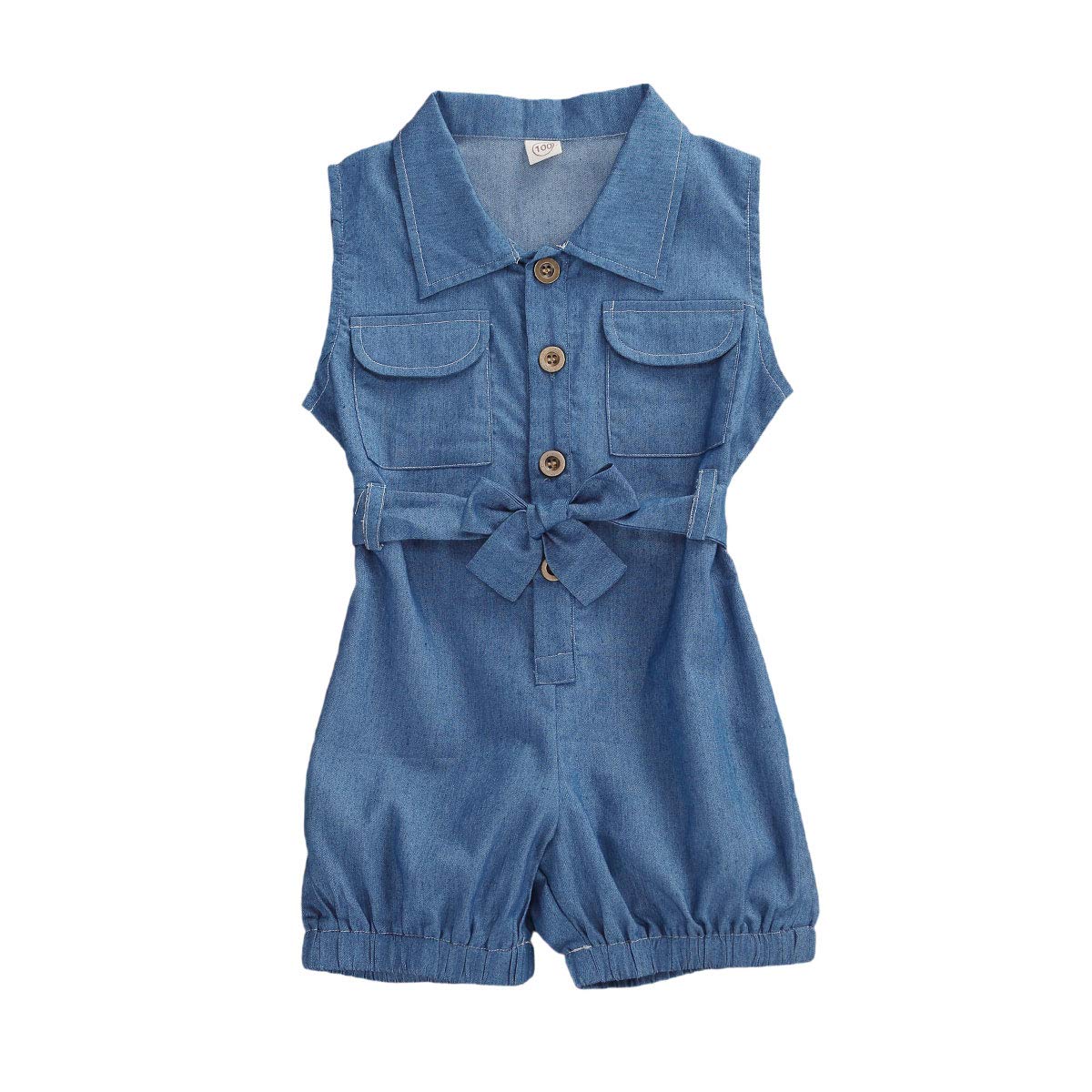 baby girl denim button up shirt
