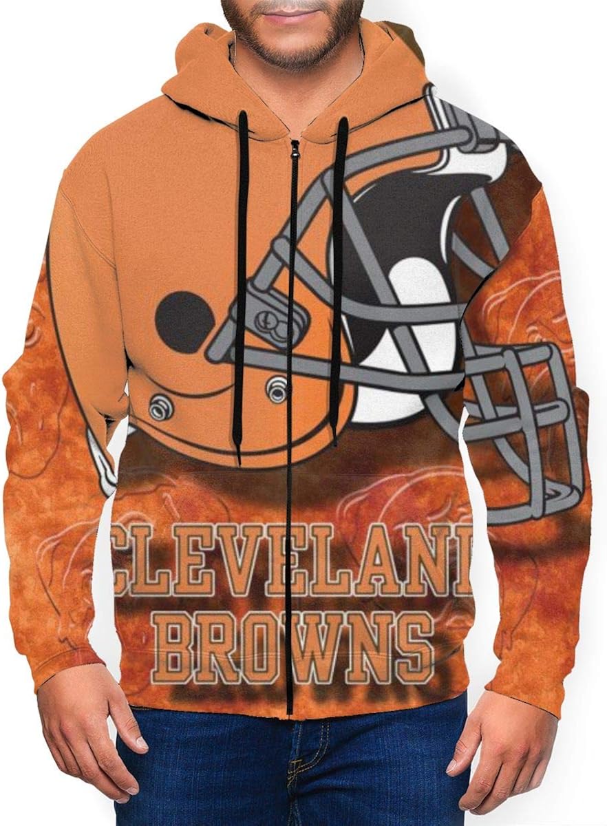 cleveland browns zip up hoodies