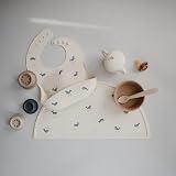 Mushie Silicone Placemat for Kids Non-Slip 48 x 23 cm Whales view 3