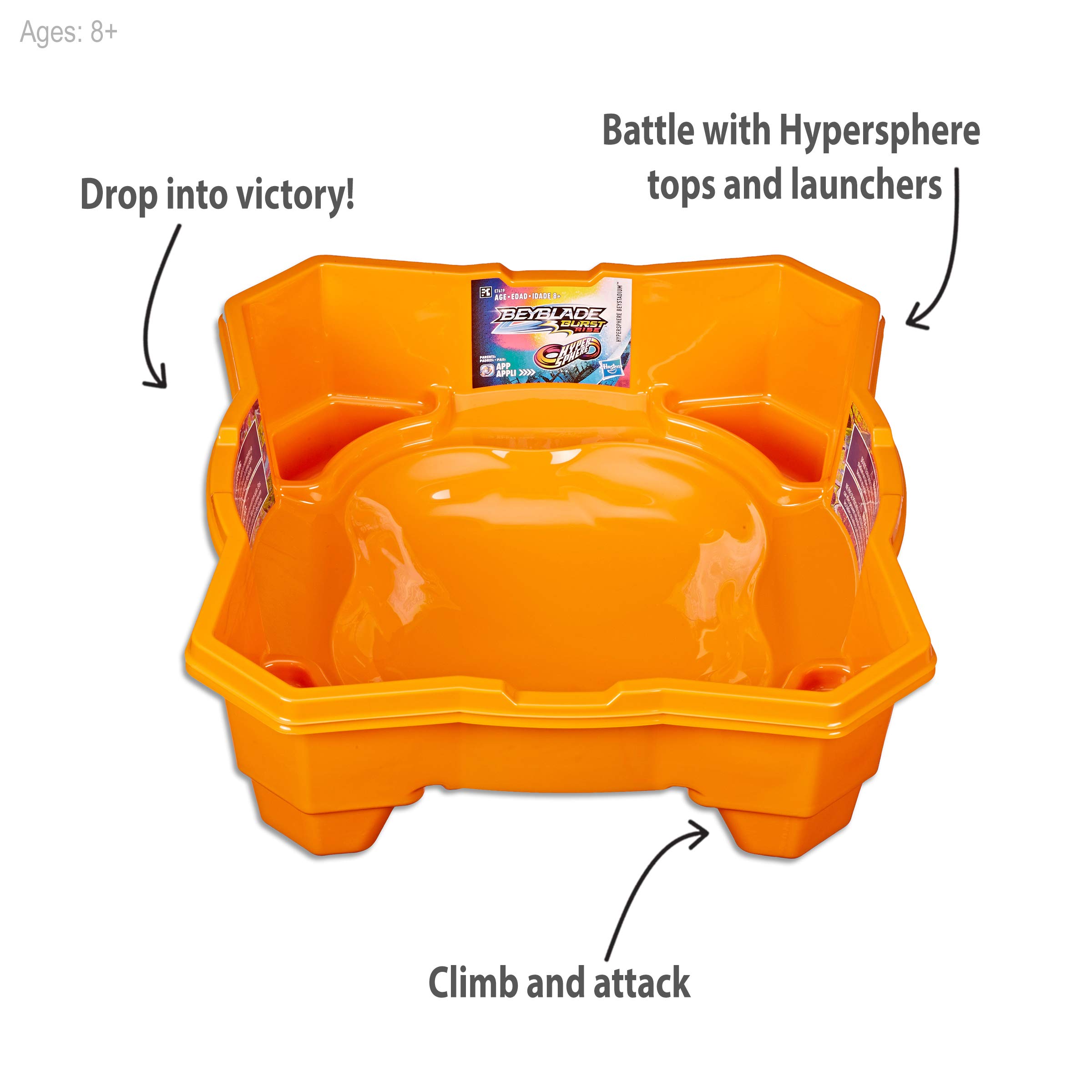 Bey Blade Burst Rise Hypersphere Beystadium, Battle Stadium Toy Ages 8 & Up