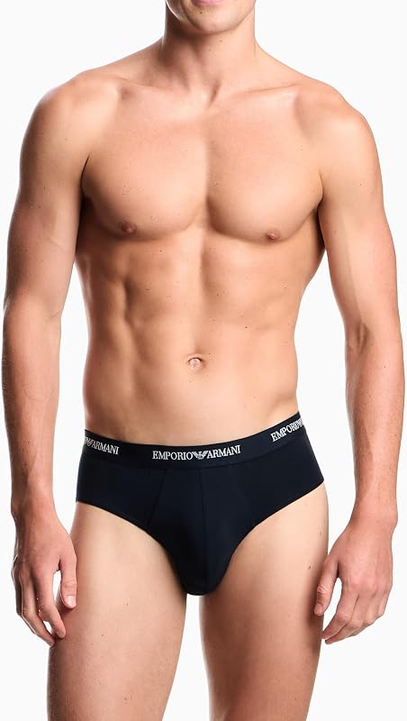 Herren 3er-Pack Slip (3er Pack), Armani Blue/Armani Blue/Armani Blue, S