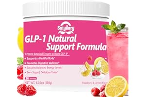 SUIYILARY GLP1 for Weight Loss, GLP-1 Supplement Powder, GLP 1 Booster Drink Mix to Control Appetite and Cravings, Great Tasting Metabolic Support, Yerba Mate, Garcinia Cambogia, Berberine, 30 Servings